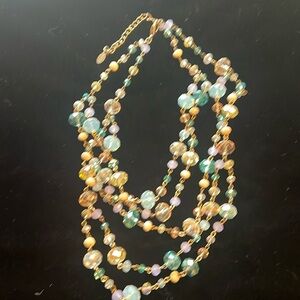 Aldo glass bead necklace